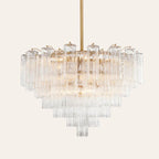 Addis Murano Glass Chandelier 17.8" 19.8" 22" 26.8" 32''D
