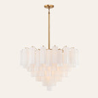 Addis Murano Glass Chandelier 17.8" 19.8" 22" 26.8" 32''D