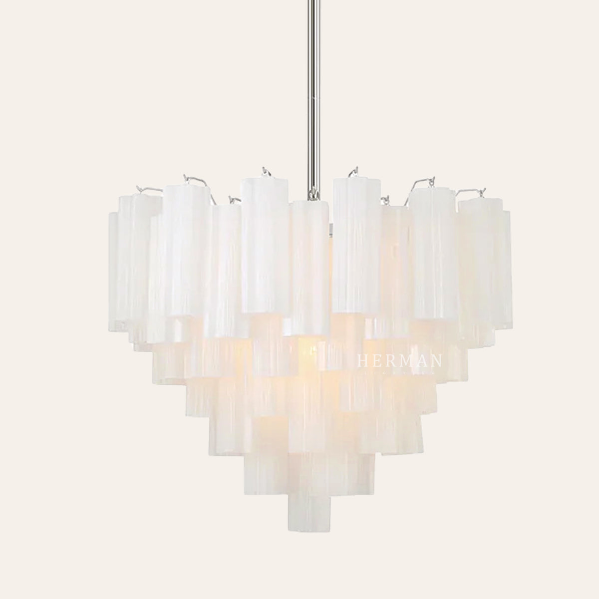 Addis Murano Glass Chandelier 17.8" 19.8" 22" 26.8" 32''D