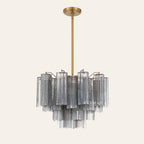 Addis Murano Glass Chandelier 17.8" 19.8" 22" 26.8" 32''D