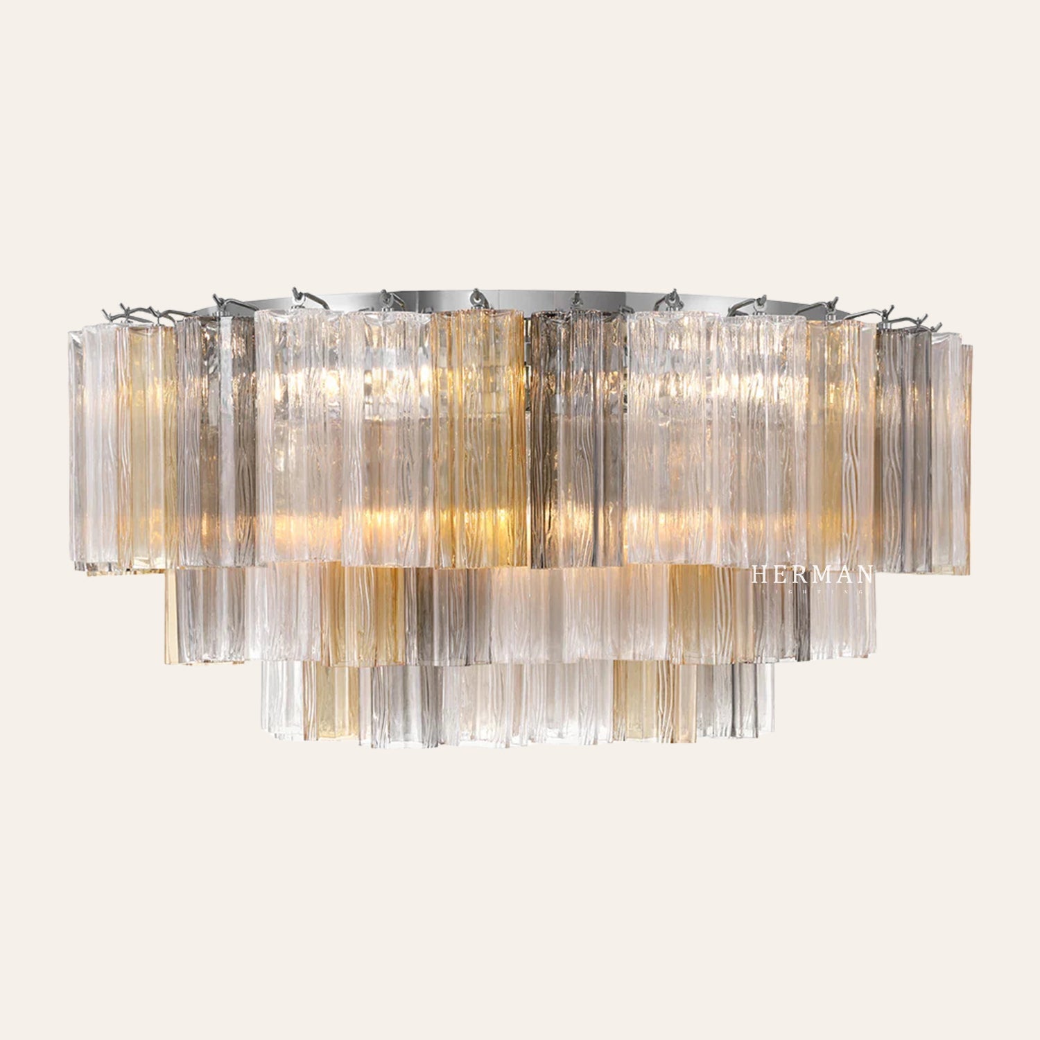 Addis Murano Glass Flushmount 22"/32"