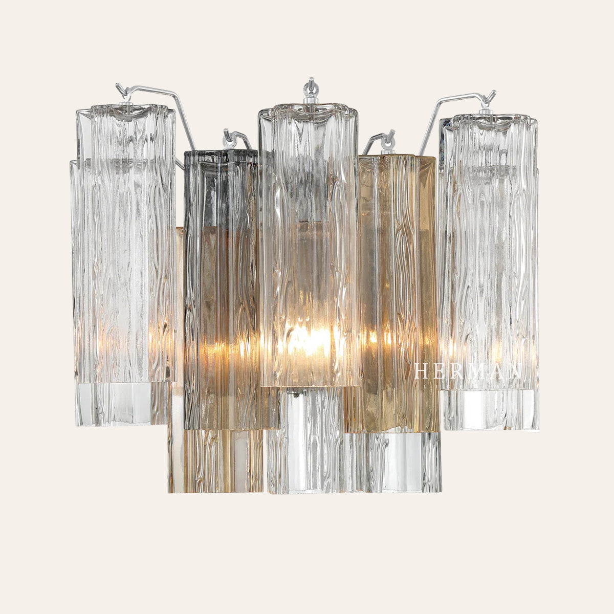 Addis Murano Glass Wall Light 14''W