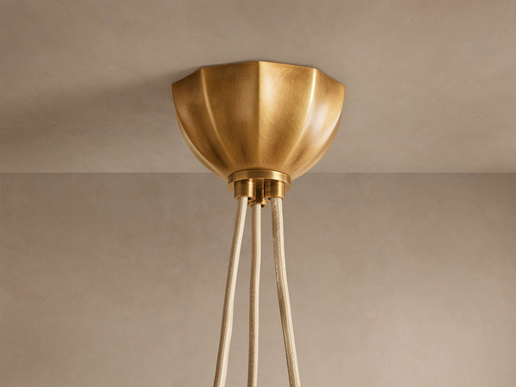 Agnes Chandelier material and finish detail