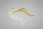 Airy Angled Glass Contemporary Chandelier by Bling Lighting Studio