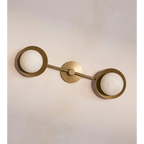 Alabaster Double Wall Sconce