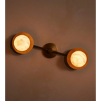 Alabaster Double Wall Sconce