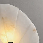 Alabaster Fan Wall Sconces