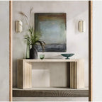 Alabaster Geometric Wall Lamp Onyx