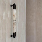 Olyss Alabaster Tube Wall Sconce by Bling Lighting Studio