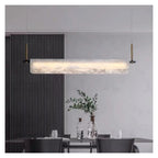 Alabaster Anne Linear Art Chandelier by Bling Lighting Studio