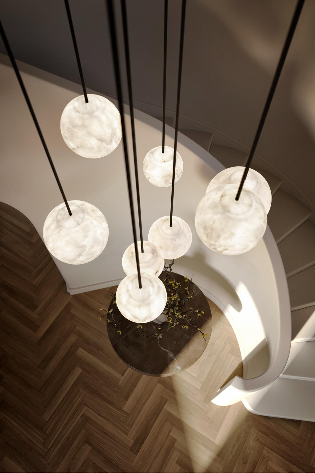 Alabaster Constellation Multi-Pendant Chandelier product image