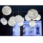 Alabaster Constellation Chandelier, Multi Pendant Light by Bling Lighting Studio