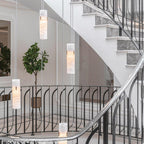 Alabaster Deco Cluster Chandelier by Bling Lighting Studio