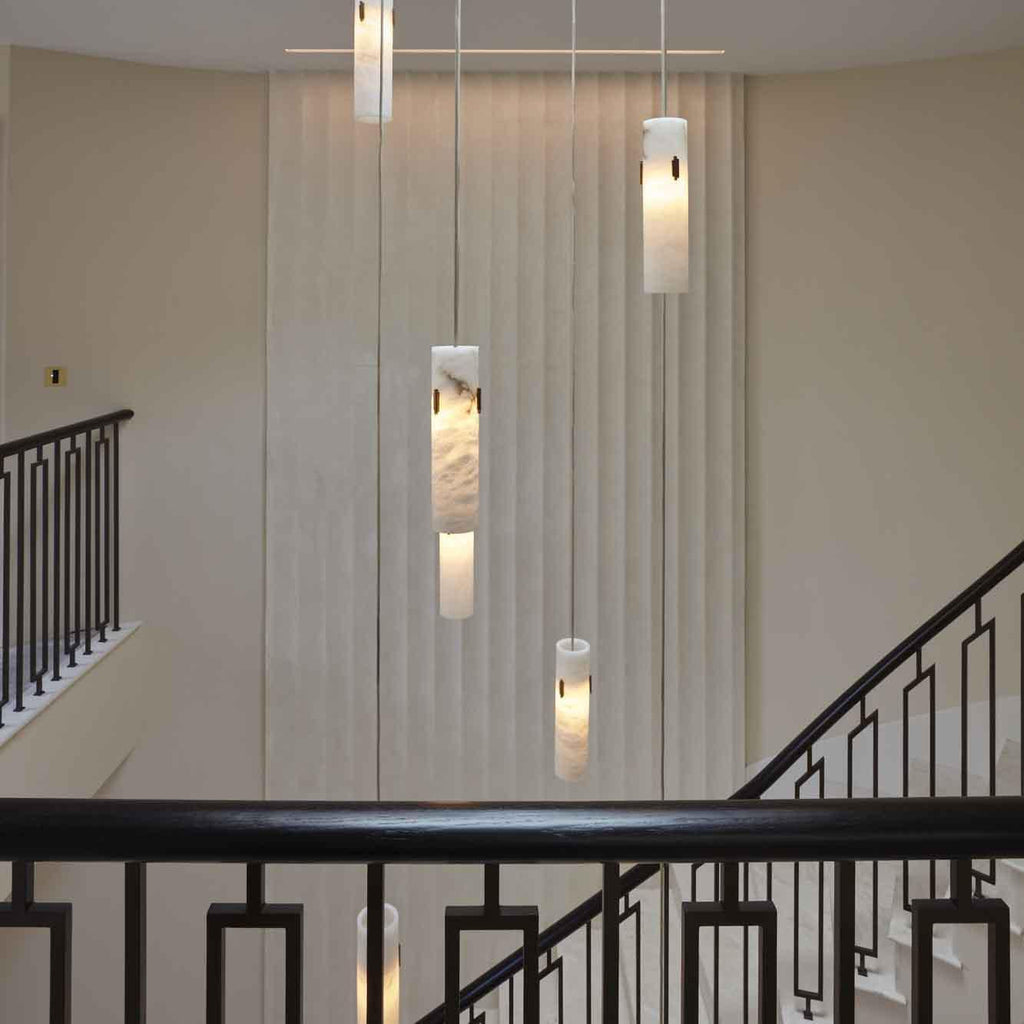 Alabaster Deco Cluster Chandelier by Bling Lighting Studio
