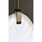 Alabaster Disc Pendant Light by Bling Lighting Studio