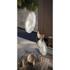 Alabaster Disc Pendant Light by Bling Lighting Studio