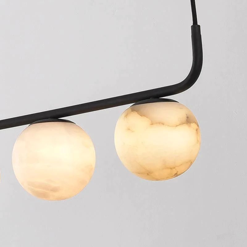 Alabaster Global Linear Pendant by Bling Lighting Studio