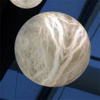 Alabaster Hemisphere Wall Sconce by Bling Lighting Studio