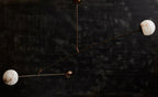 Alabaster Mobile Chandelier by Bling Lighting Studio