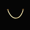 Alabaster Pearl Necklace Chandelier by Bling Lighting Studio