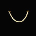 Alabaster Pearl Necklace Chandelier by Bling Lighting Studio