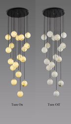 Alabaster Pendant Light by Bling Lighting Studio