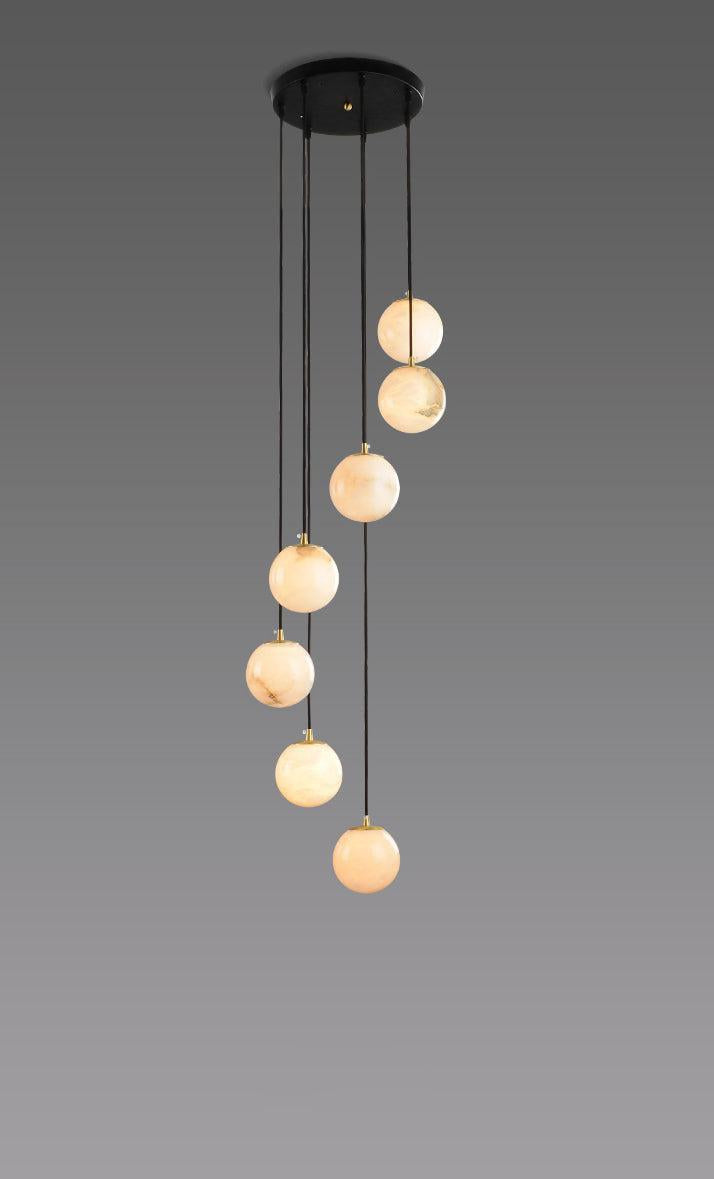 Alabaster Pendant Light by Bling Lighting Studio