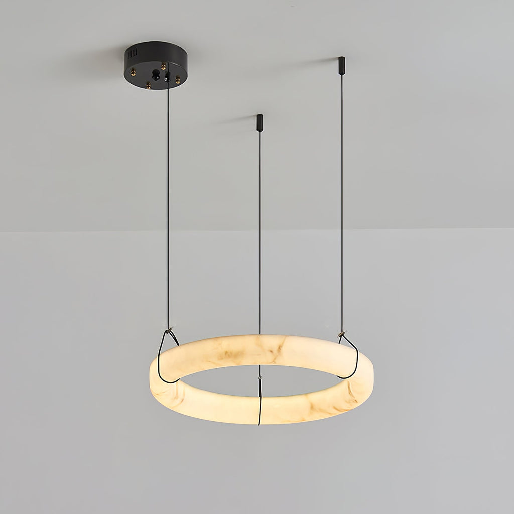 Alabaster Ring Pendant Chandelier additional product view