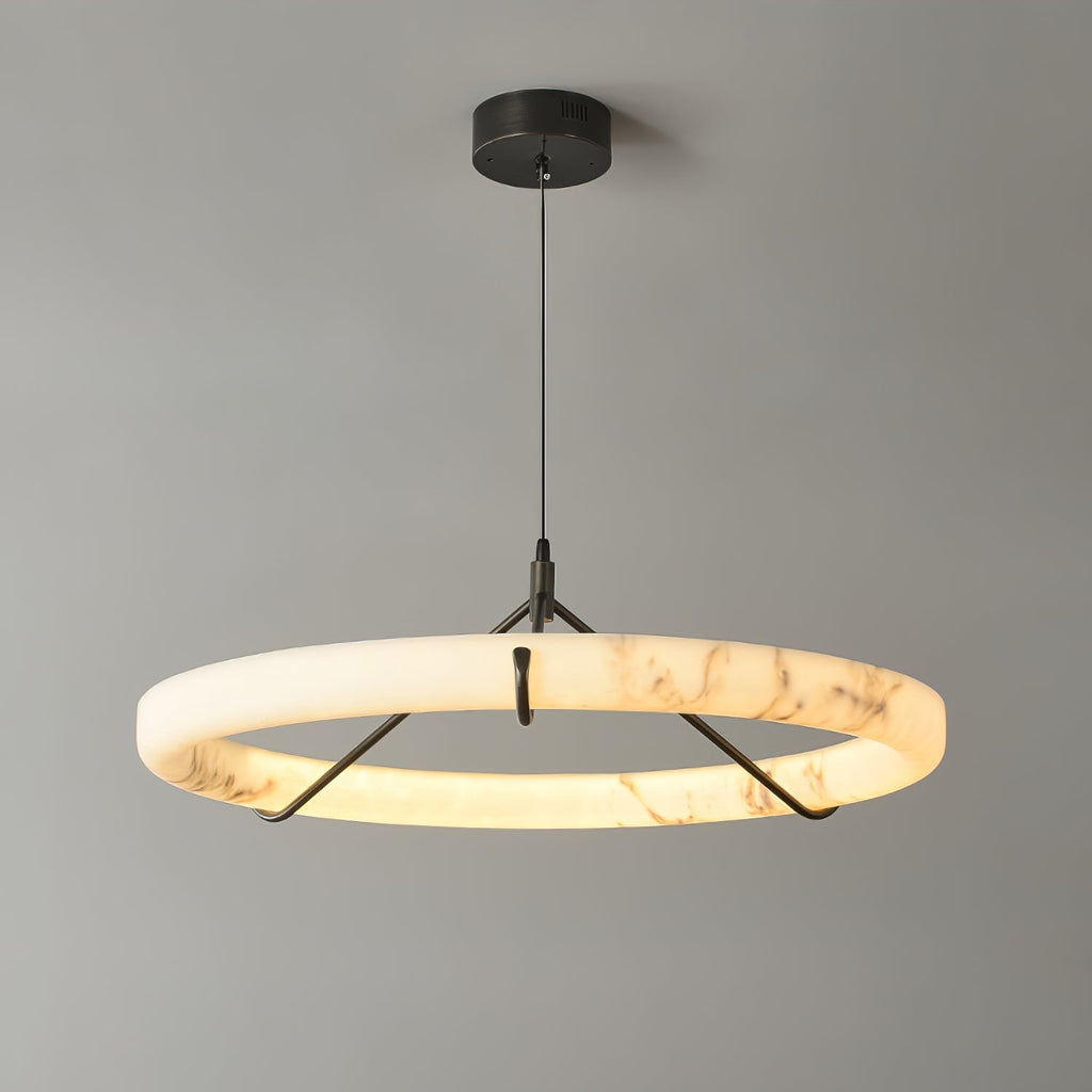 Alabaster Ring Pendant Chandelier product image
