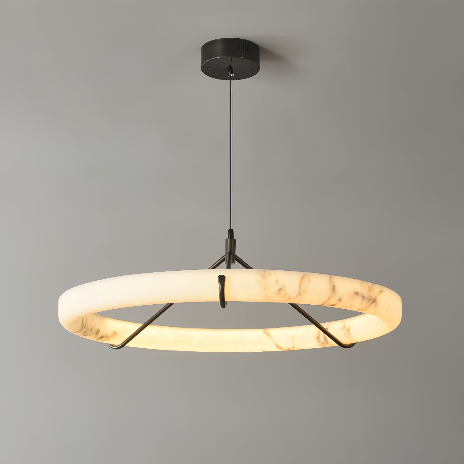 Alabaster Ring Pendant Chandelier product image