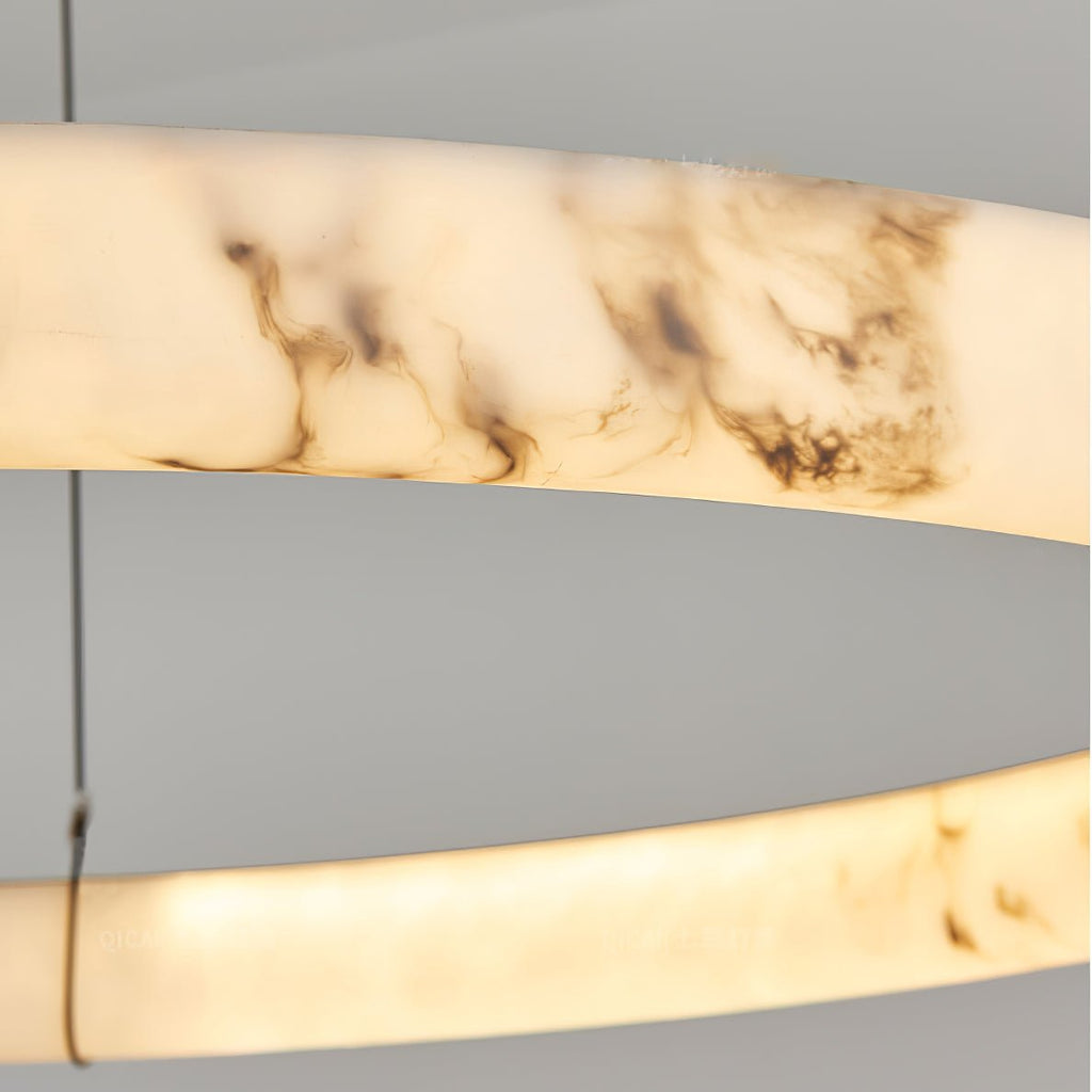 Alabaster Ring Pendant Chandelier product image