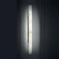 Alabaster Round Tube Wall Sconce by Bling Lighting Studio