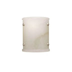 Alabaster Semi-Cylindrical Wall Sconce by Bling Lighting Studio