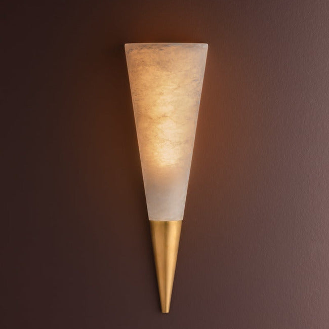 Alba Alabaster Wall Sconce by Bling Lighting Studio