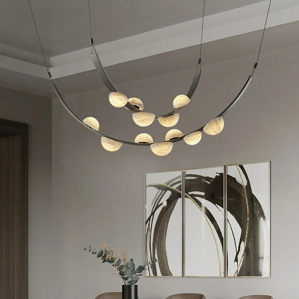 Alex Dew Drops Alabaster Chandelier additional product view