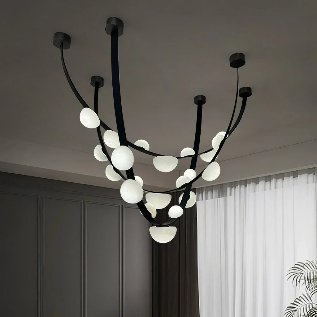Alex Dew Drops Alabaster Chandelier product image