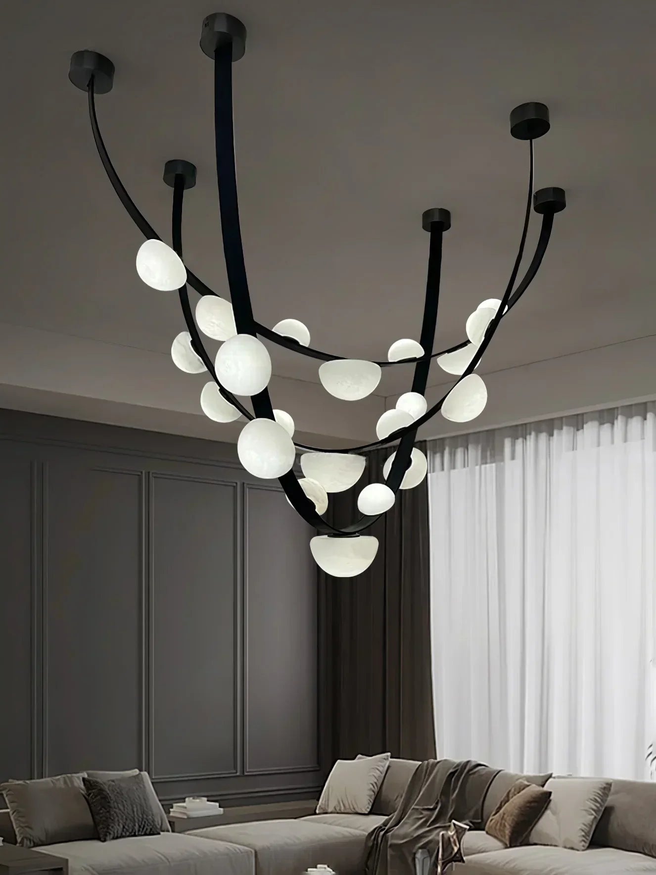 Alex Dew Drops Alabaster Chandelier product image