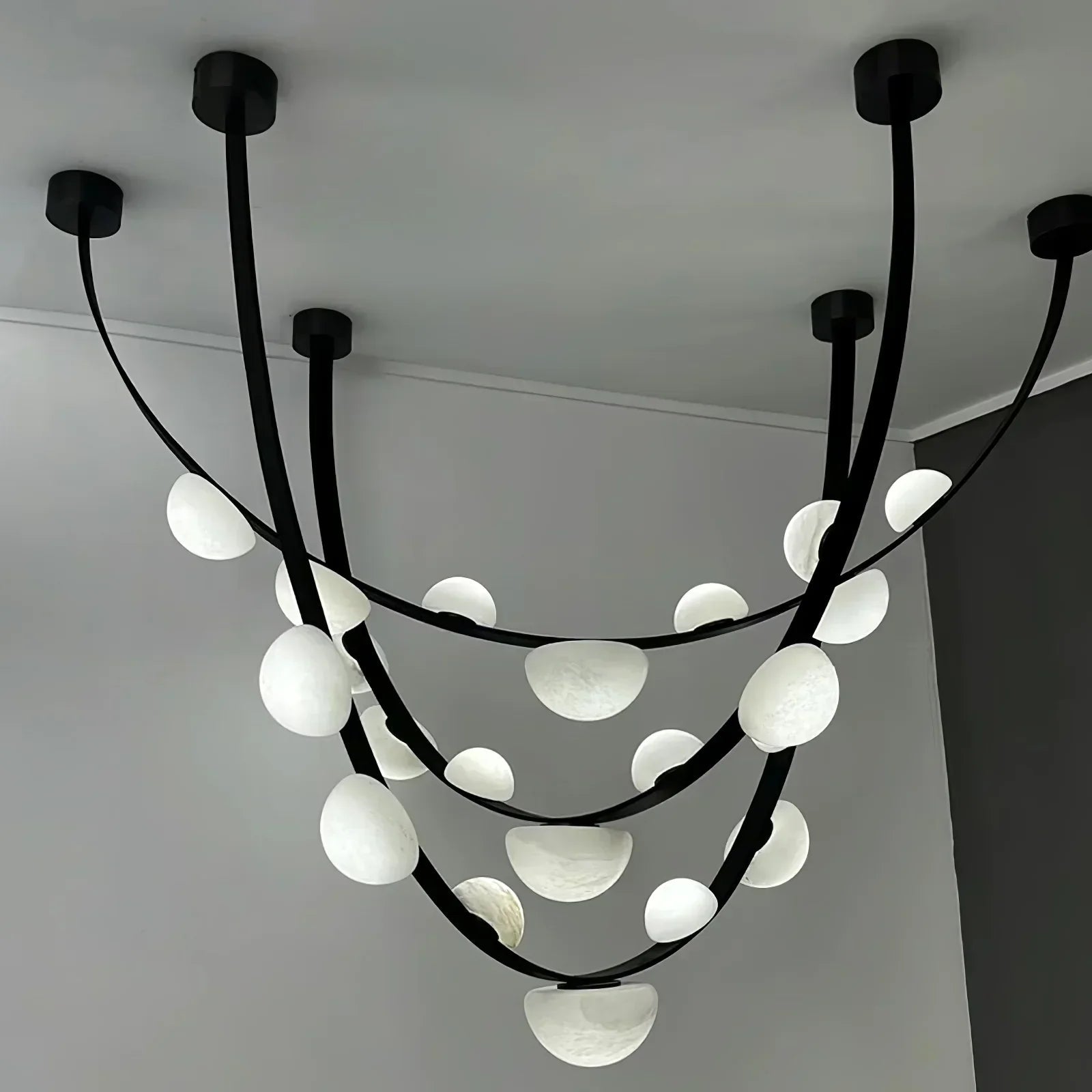 Alex Dew Drops Alabaster Chandelier product image