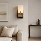 Altara Alabaster Wall Sconce detail view