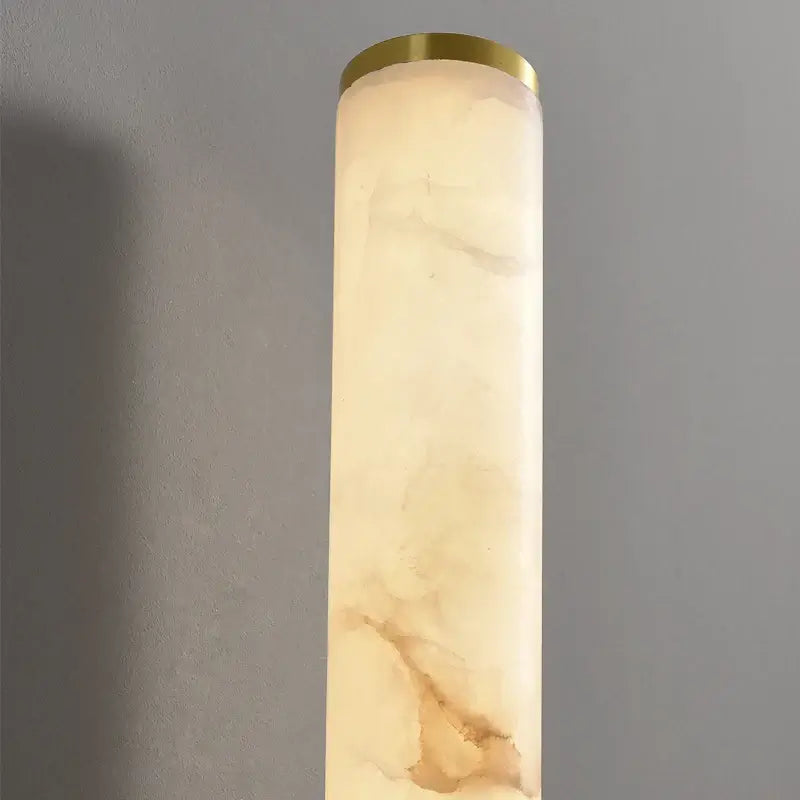 Altura 27" Alabaster & Copper Wall Sconce product image