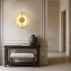 Altura Alabaster Wall Sconce detail view