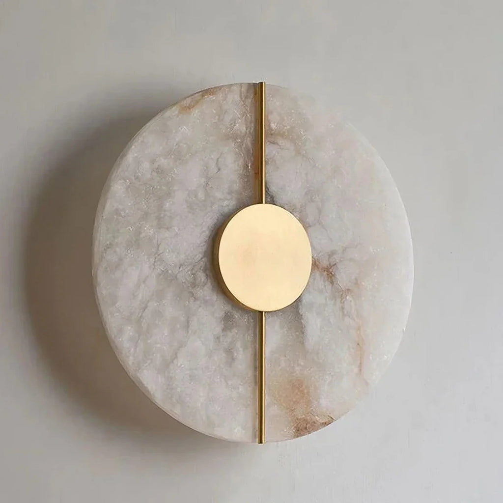 Altura Alabaster Wall Sconce material and finish detail