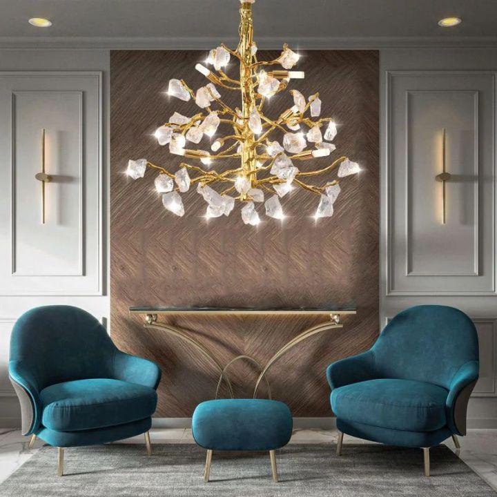 Amos Glass Branch Chandelier for Staircase additional product view
