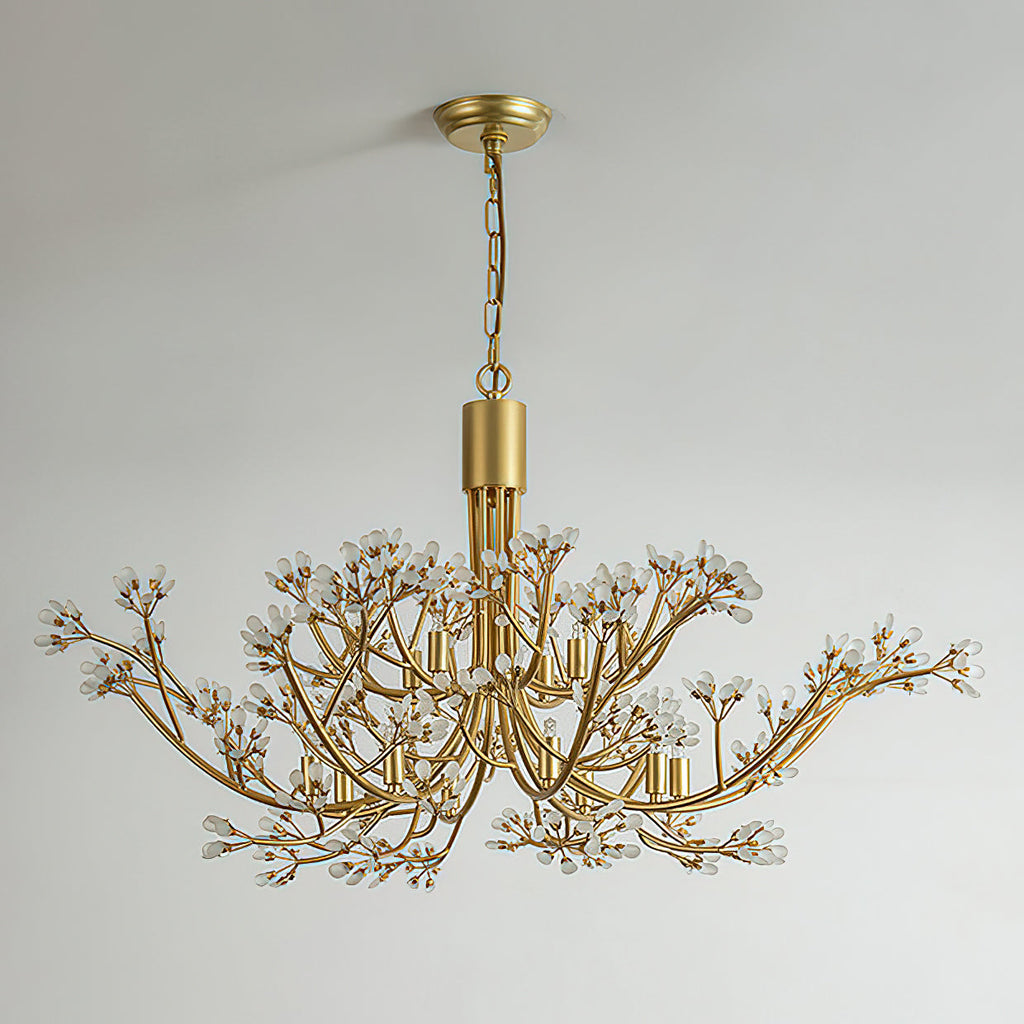 Anais Crystal Branch Chandelier by Bling Lighting Studio