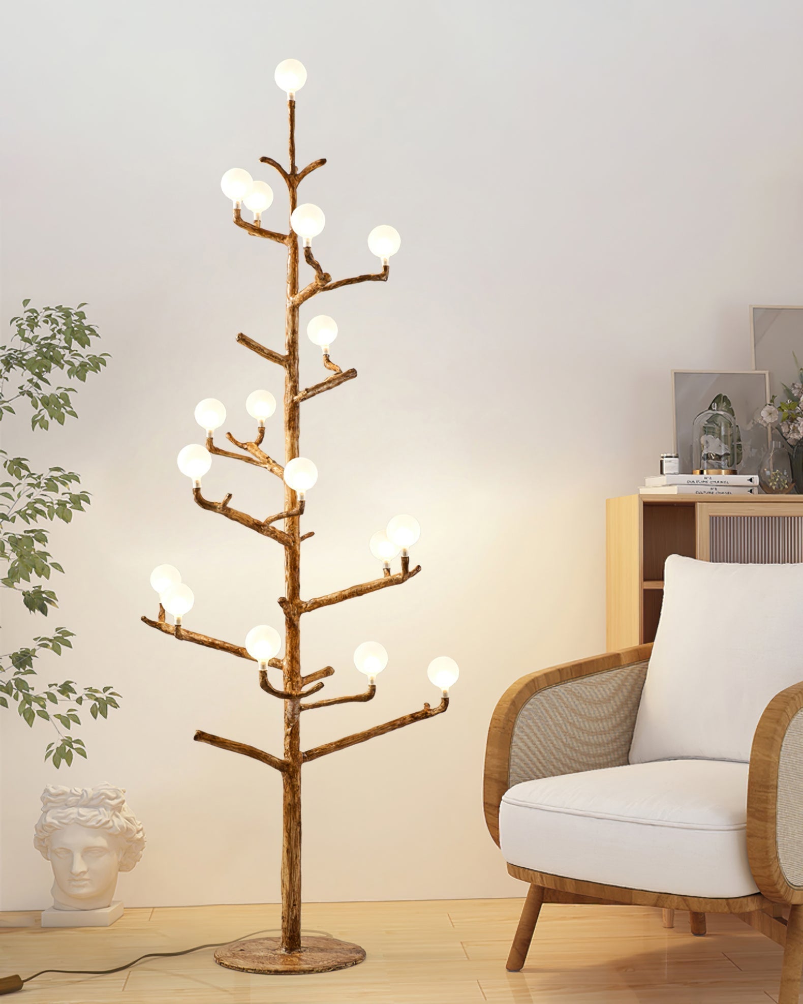 Antler Branch Floor Lamp by Bling Lighting Studio