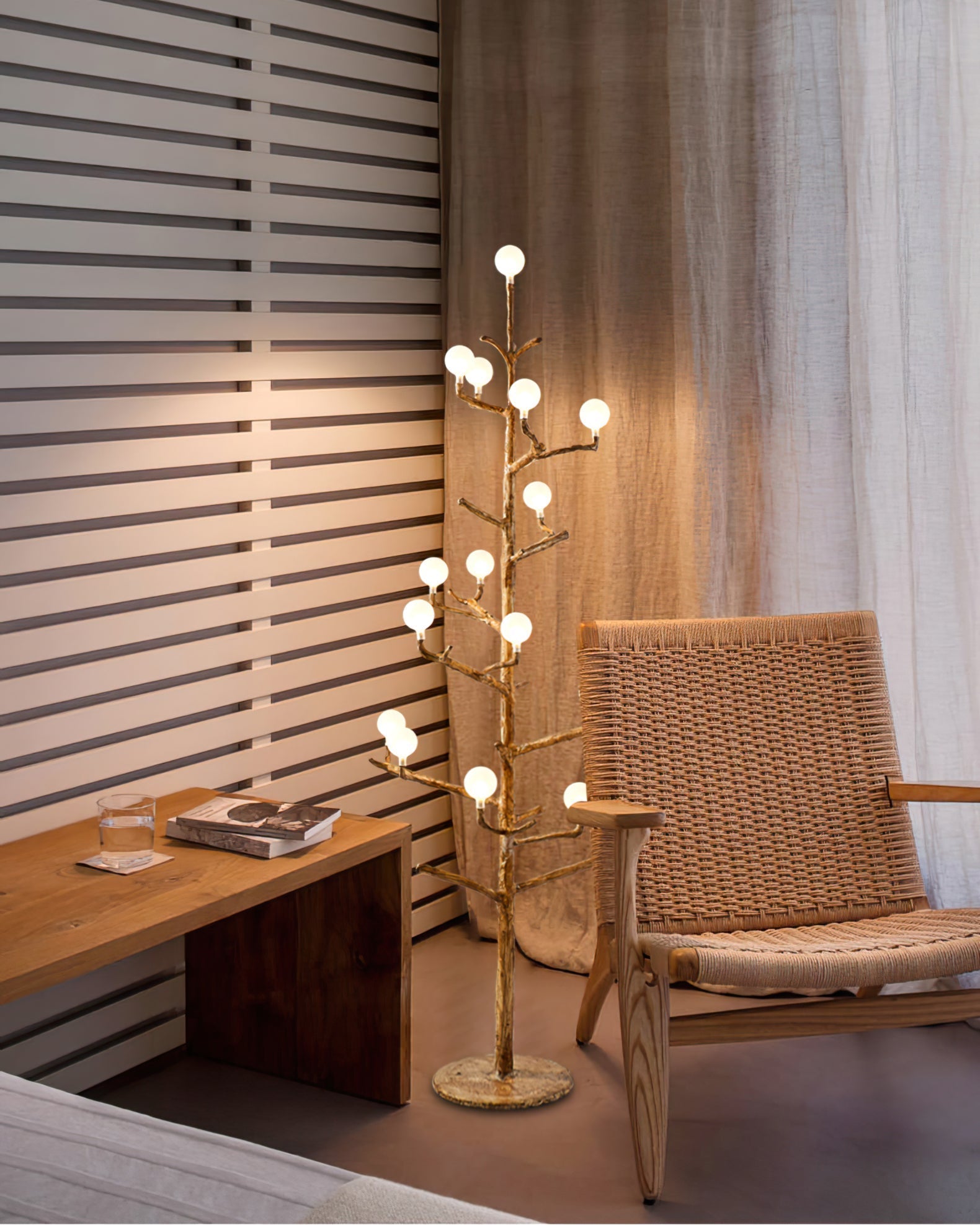 Antler Branch Floor Lamp by Bling Lighting Studio