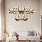 Antler Shape Branch Brass Chandelier product image