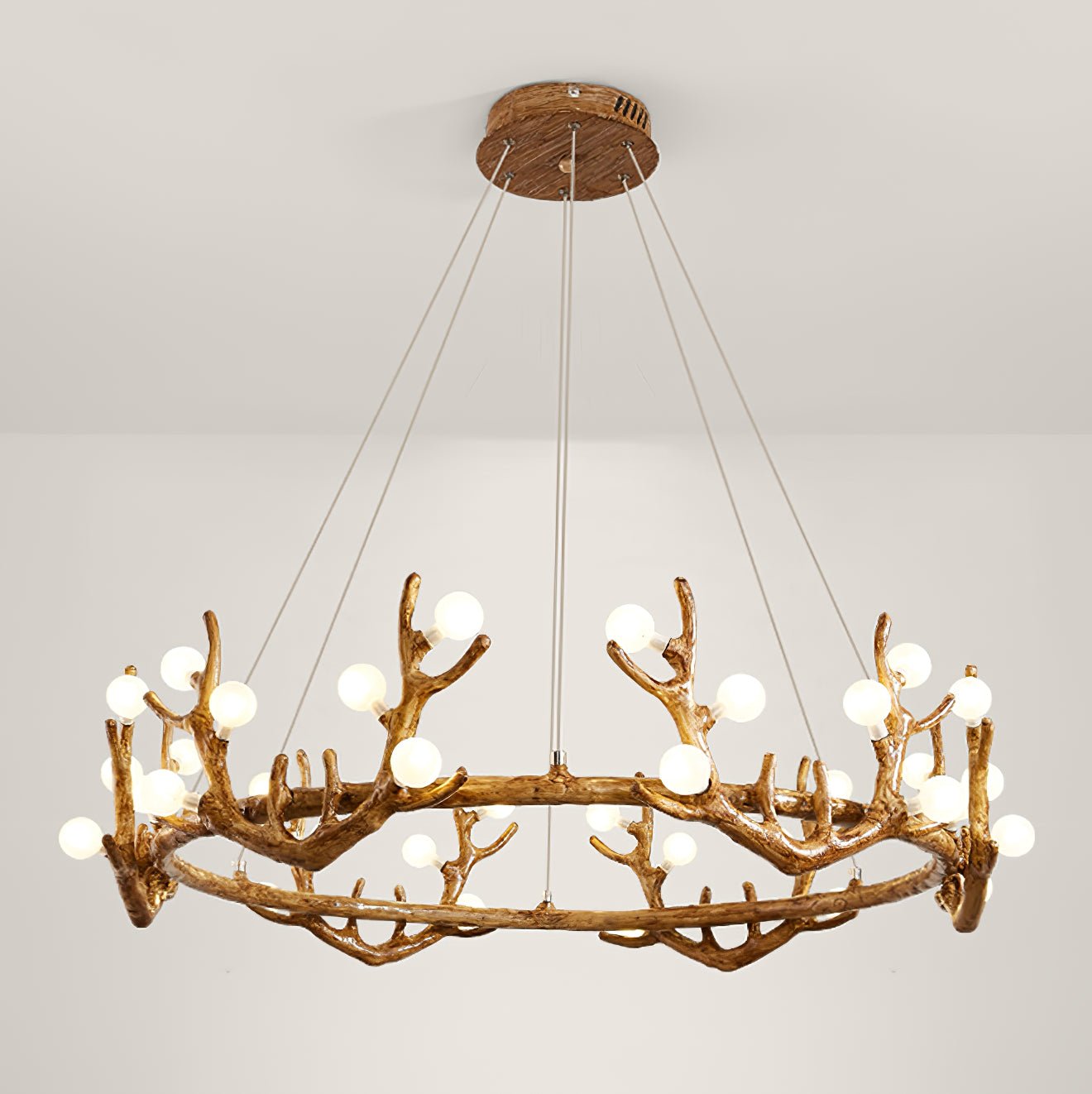 Antler Shape Branch Brass Chandelier product image