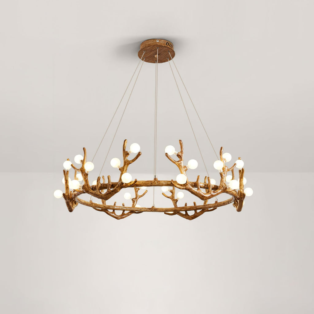 Antler Shape Branch Brass Chandelier product image