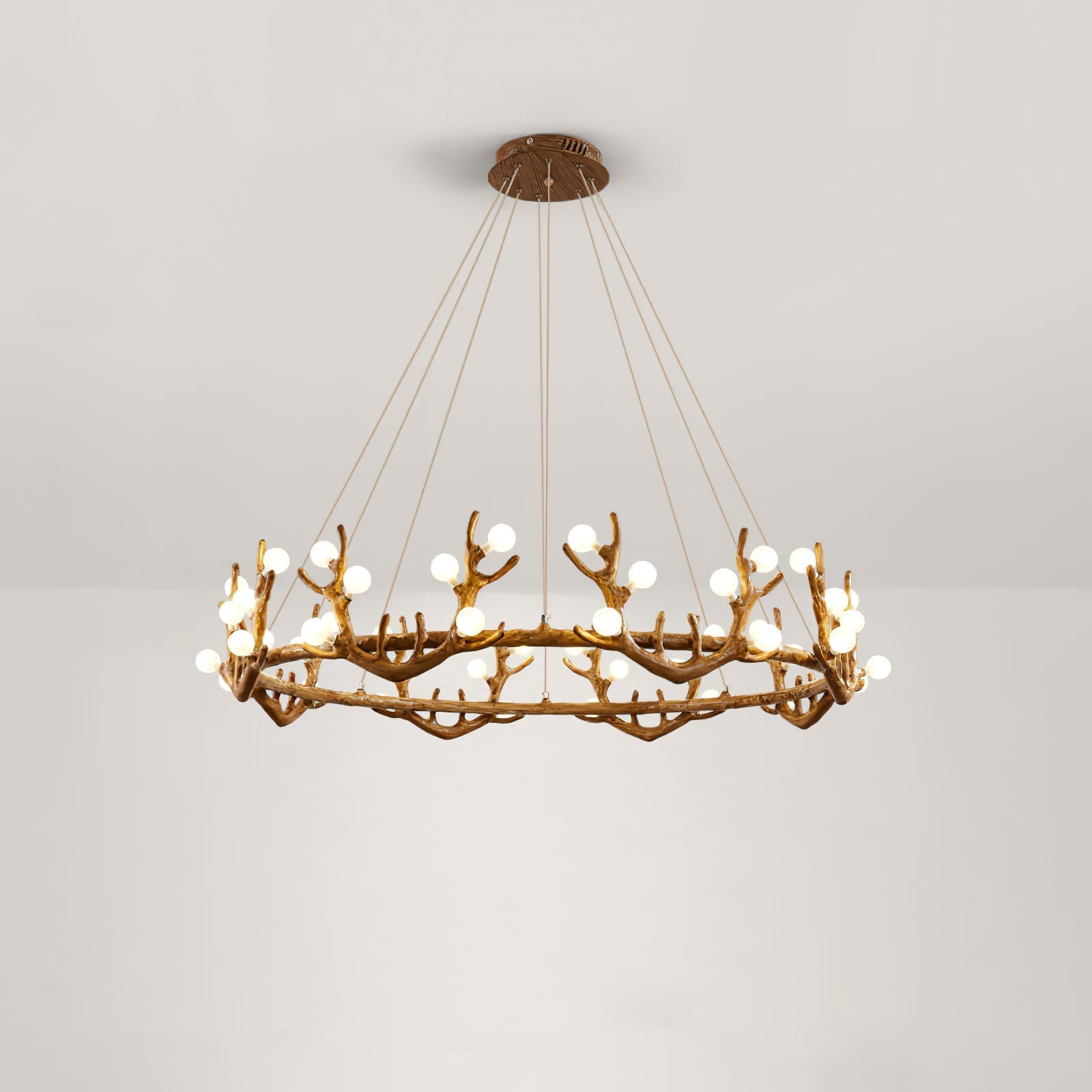 Antler Shape Branch Brass Chandelier product image